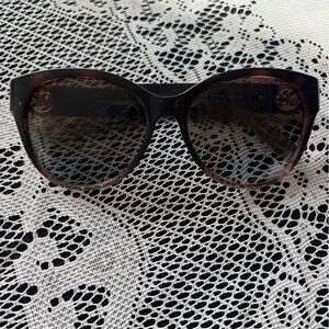 Michael Kors Tortoiseshell Cat-Eye Sunglasses - Brown